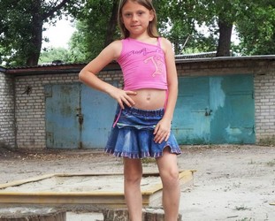 children in leggings