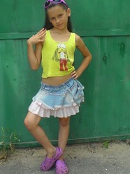 children in leggings